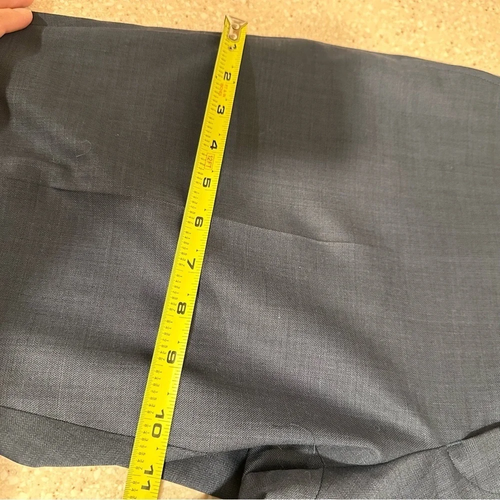NWT Original Penguin Men’s Dress Pants Blue Shark Wool Slim Fit Stretch 36x32